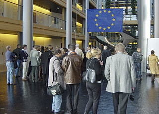 Au Parlement Europen - Photo Samuel Franck