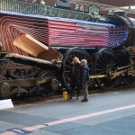 Dampflokomotive 232 "Baltic"Sie wurde von 1911 bis 1924 eingesetzt und konnte bis zu 120 km/h schnell fahren.