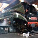 Dampflokomotive "Hudson" 232 USie wurde von 1949 bis 1961 eingesetzt, wiegt 213 Tonnen und konnte bis zu 140 km/h schnell fahren.