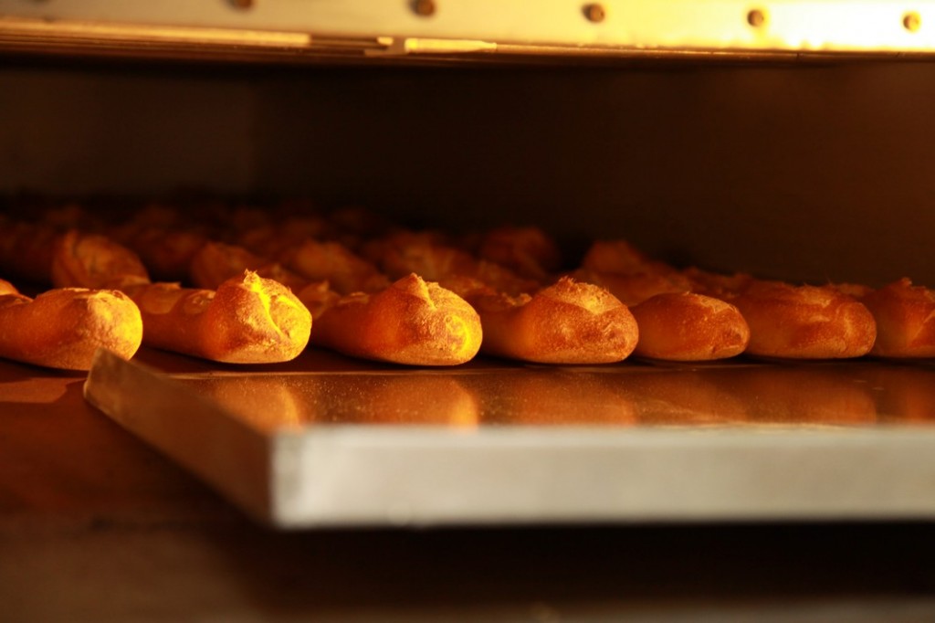 Gebackene BaguettesDie Baguettes sind fertig gebacken.