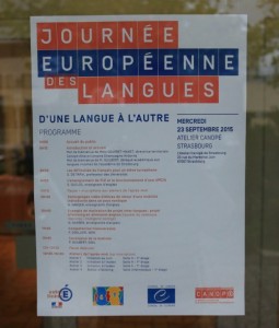 Journée Européenne des Langues 2015